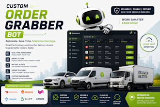 code customer order grabber bot, instant offer bot, whole food bot