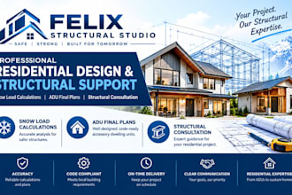 provide snow load, adu plans and structural consulting