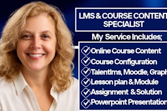 setup course content on learnworlds, talentlms, moodle, wordpress lms, learndash