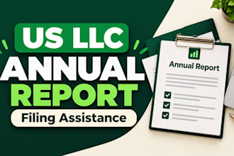 assist with US llc annual report filing and state compliance