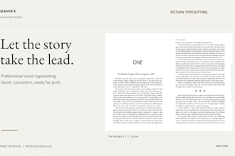 professionally format your novel for print and KDP