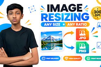 resize images and convert images to 300 dpi for print