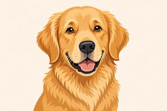 draw custom pet portraits