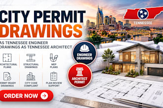 city permit drawing as tennessee engineer drawing as tennessee architect permit
