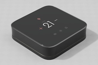design 3d smartlocks home iot thermostats camera consumer electronic prototype
