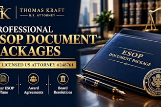 draft an esop and employee equity documentation package