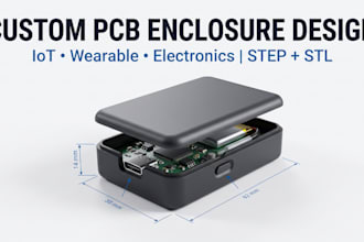 design a custom pcb enclosure for your iot wearable or electronic device