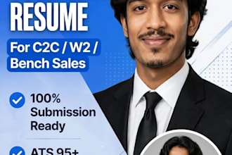 format vms compliant bench consultant resume for c2c w2 submission