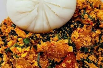 amala and egusi soup