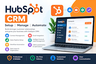 set up hubspot crm and automate workflows