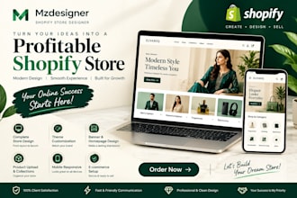 build a shopify store for your online business