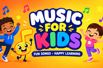 write, sing and produce kids song, nursery rhyme