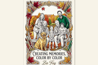 turn your photos into a custom printable coloring book