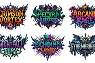 create a unique metal band logo