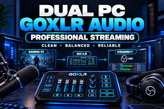 optimize goxlr audio for dual PC streaming