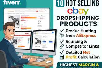 do winning ebay dropshipping product research and product hunting