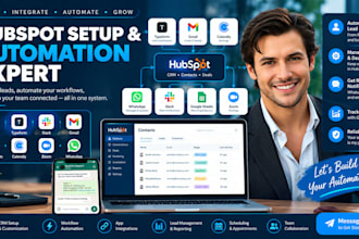 setup hubspot typeform slack gmail google sheets calendly zoom whatsapp