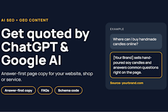 write GEO and ai SEO content for chatgpt, google ai and perplexity