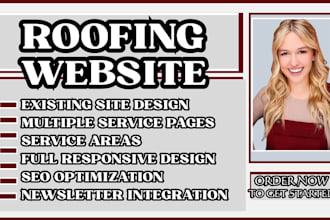 design responsive roofing website, roofer, roofing contractor wordpress website