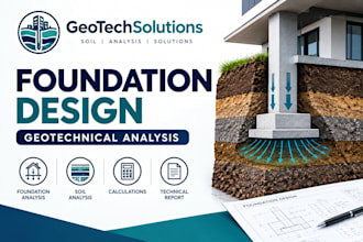 do geotechnical analysis and foundation design
