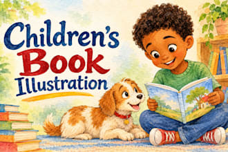 children story book illustration children story children story book illustration