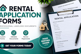 create rental application forms and landlord documents
