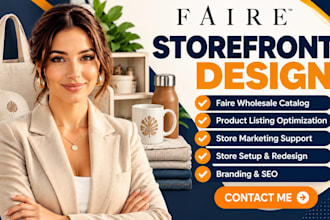 faire storefront design faire wholesale catalog faire store marketing