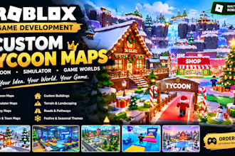 build a custom roblox tycoon map simulator map and game environment