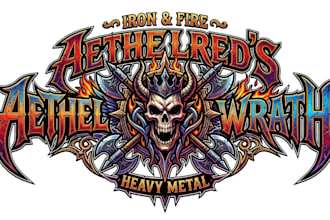 design an original heavy metal logo