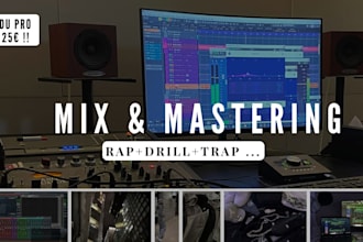 mix and master your rap, drill, or trap song