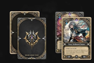 card game design custom card game cards tcg cards playing card decks game art