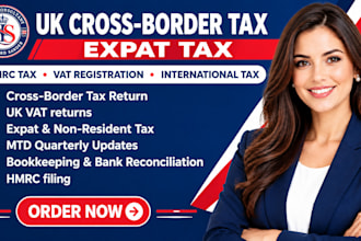 do UK cross border tax returns vat expat tax mtd bookkeeping bank reconciliation