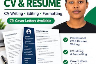 assist with ats friendly CV formatting, CV editing