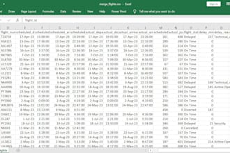 clean, merge, format and validate excel or CSV data