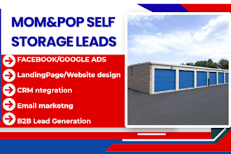generate leads for mom and pop self storage owner leads