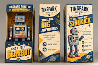 design kids toy packaging, kids product box, retail toy box with dieline