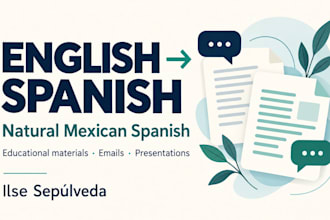 translate english to natural mexican spanish