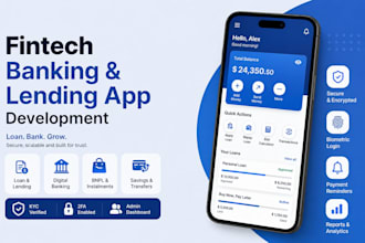 develop a loan app, lending app, digital banking app or bnpl app
