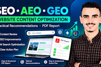 optimize your website for SEO, aeo and GEO