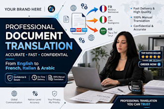 provide professional translation and content writing