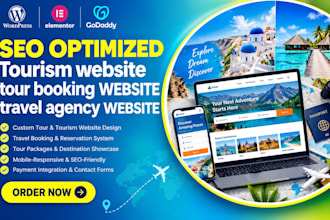 design travel website, tour website, tourism website, tour booking, travel