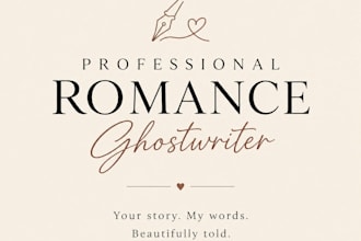 ghostwrite a captivating romance novel, ebook, or novella