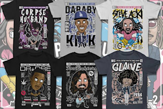 create custom rap tee 90s vintage bootleg and sports t shirt designs