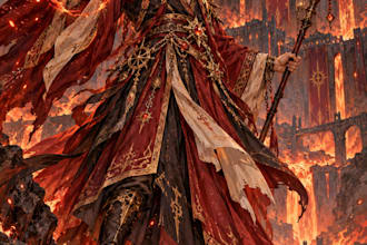create fantasy game characters for rpg, mobile and video games