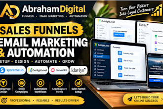 build a sales funnel and email automation