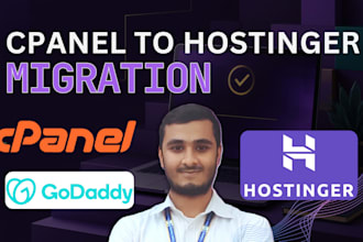 migrate your website from cpanel to hostinger or godaddy