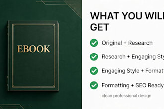 be your ghostwriter for captivating nonfiction ebook