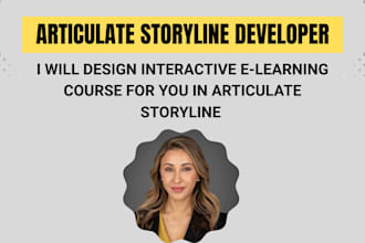 design interactive e learning course for you in an articulate storyline