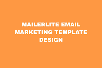 setup mailerlite email template