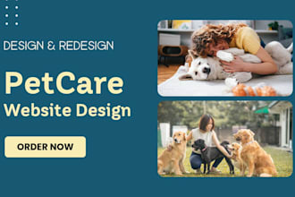 create professional animal hospital, veterinary clinic, pet care website design